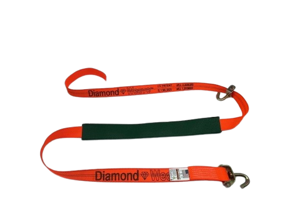 2" x 12' Strap w/ Swivel J & Low-Profile Sleeve-BEST