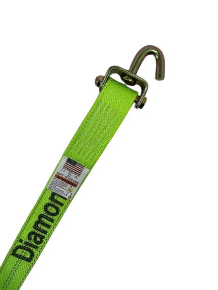 2" x 10' Strap w/ Swivel J & Low-Profile Sleeve-BEST