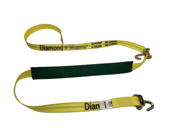 2" x 12' Strap w/ Swivel J & Low-Profile Sleeve-BEST