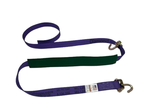 2" x 10' Strap w/ Swivel J & Low-Profile Sleeve-BEST