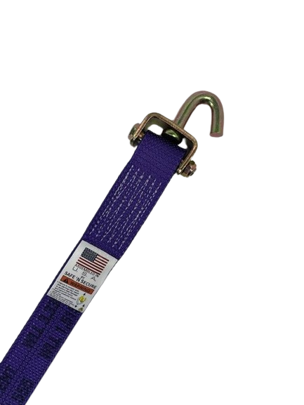 2" x 10' Strap w/ Swivel J & Low-Profile Sleeve-BEST