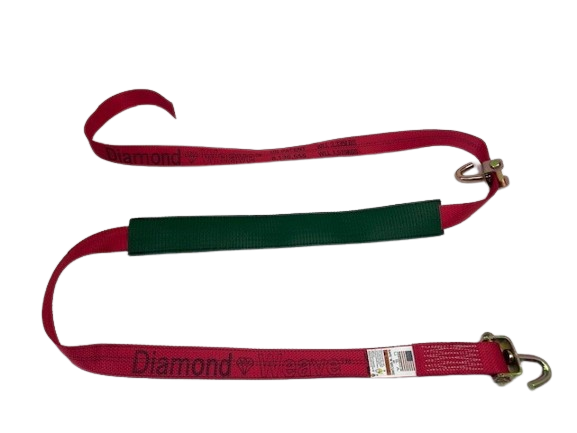 2" x 10' Strap w/ Swivel J & Low-Profile Sleeve-BEST