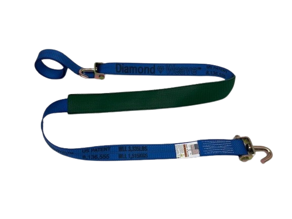 2" x 12' Strap w/ Swivel J & Low-Profile Sleeve-BEST