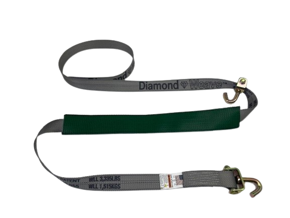 2" x 10' Strap w/ Swivel J & Low-Profile Sleeve-BEST