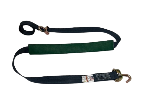 2" x 12' Strap w/ Swivel J & Low-Profile Sleeve-BEST