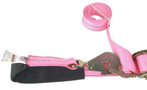 A-2X10RAS-DW - 2" x 10' Ratchet Axle Strap w/ Twisted Snap Hook-BEST