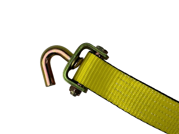 2" x 14' TECNIC Pro Web Strap w/ Short Swivel J-Hook & Low-Pro Sleeve-BETTER
