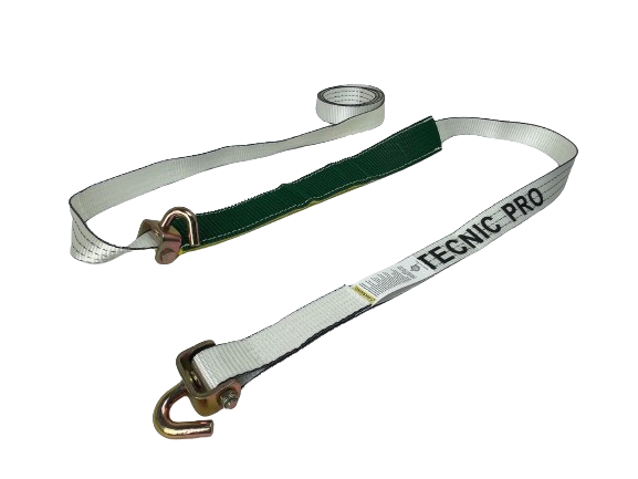 2" x 14' TECNIC Pro Web Strap w/ Short Swivel J-Hook & Low-Pro Sleeve-BETTER