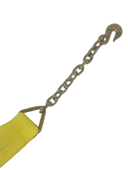 4" x 30' Ratchet Assembly w/ Chain Ends & Grab Hooks-BEST