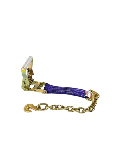 A-2X30RCE-DW - 2" x 30' Ratchet Strap w/ Chain Ends & Grab Hooks-BEST