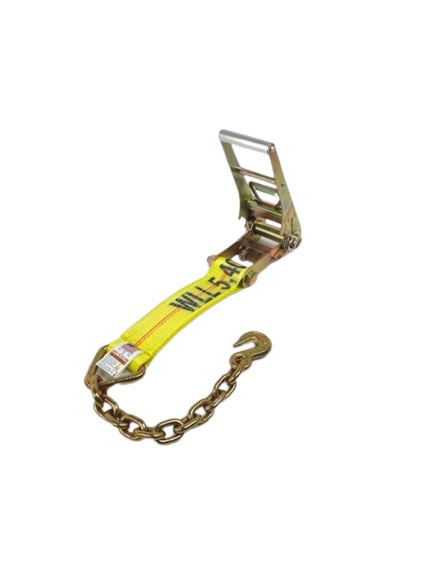 A-3X30RCE - 3" x 30' Ratchet Assembly w/ Chain Ends & Grab Hooks-BETTER