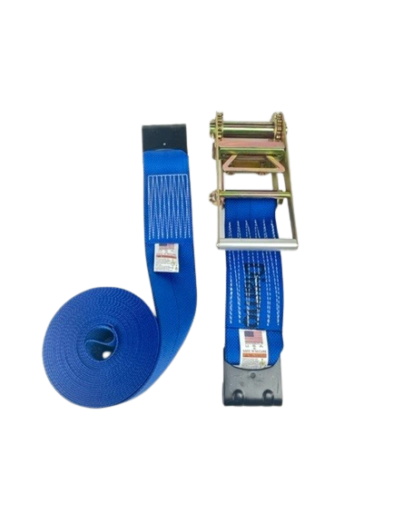 A-4X30RFH-DW - 4” x 30’ Ratchet Assembly with Flat Hooks-BEST