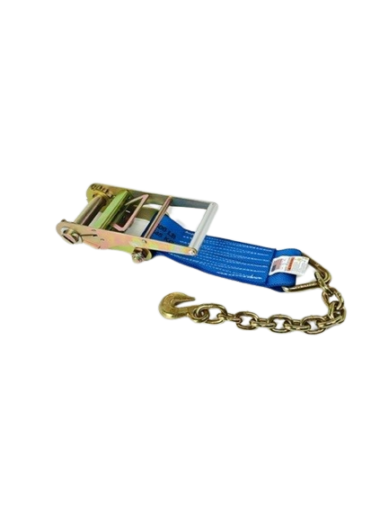 4" x 1" Ratchet Short End w/ Chain End & Grab Hook-BEST