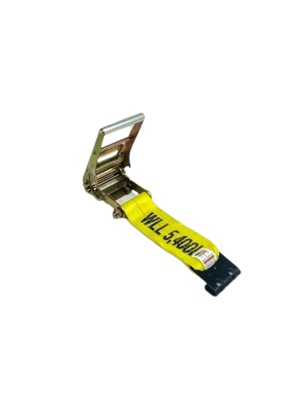 A-4X30RFH - 4” x 30’ Ratchet Assembly with Flat Hooks-BETTER