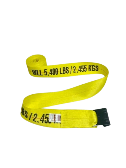 A-4X30RFH - 4” x 30’ Ratchet Assembly with Flat Hooks-BETTER