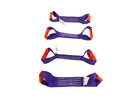 TOW-8PTCHAIN18 - 8 Point Heavy Duty Diamond Weave 18' Strap Kit for Rollback/Flatbed Tie Downs with 12" Chain Tail-BEST