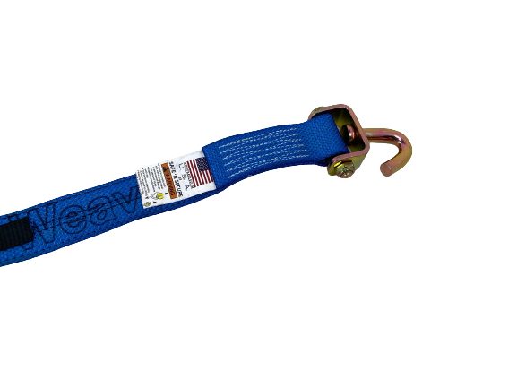 S-2X14SJRCS-DW 2' x 14' Strap w/ Swivel J-Hooks & Rubber Cleats-Diamond Weave-BEST