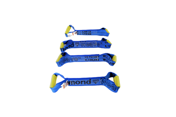 TOW-8PTCHAIN-DW - 8 Point DIAMOND WEAVE Flatbed/Rollback 14' Car Tie-Down w/ Chain Tail-BEST