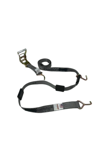 A-2X11RMLLERCS-DW - 2" x 11' Ratchet Tie Down w/ Miller Hooks-BEST