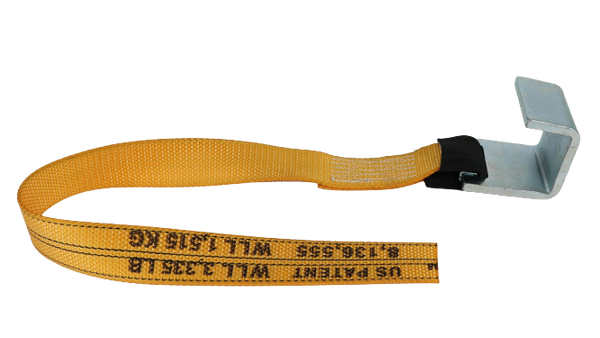 2" X 4' Gas Cylinder Ratchet w/ Loop & Strap w/ Waste Hook-BEST
