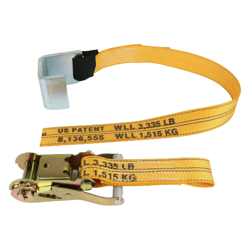 2" X 4' Gas Cylinder Ratchet w/ Loop & Strap w/ Waste Hook-BEST