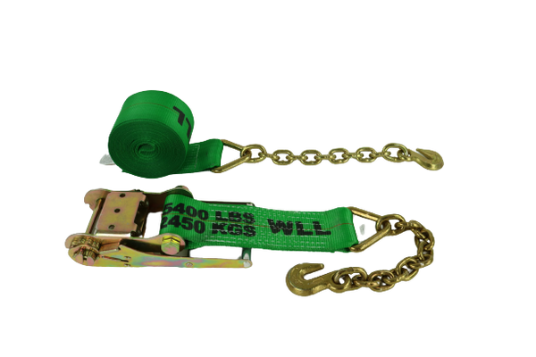 A-4X30RCE18 - 4” x 30’ Ratchet Assembly with Chain Ends-BETTER