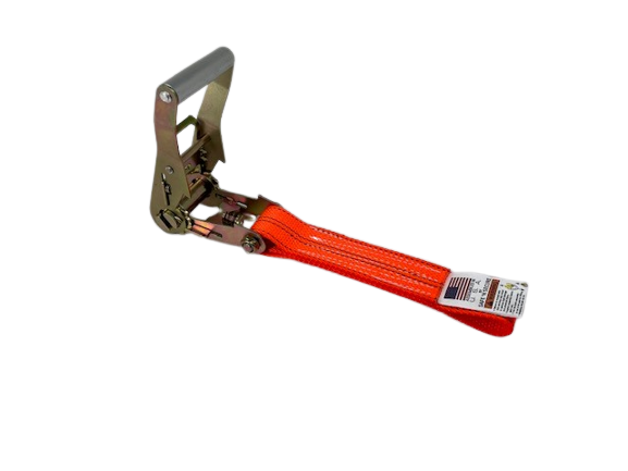 2" X 4' Gas Cylinder Ratchet w/ Loop & Strap w/ Waste Hook-BEST