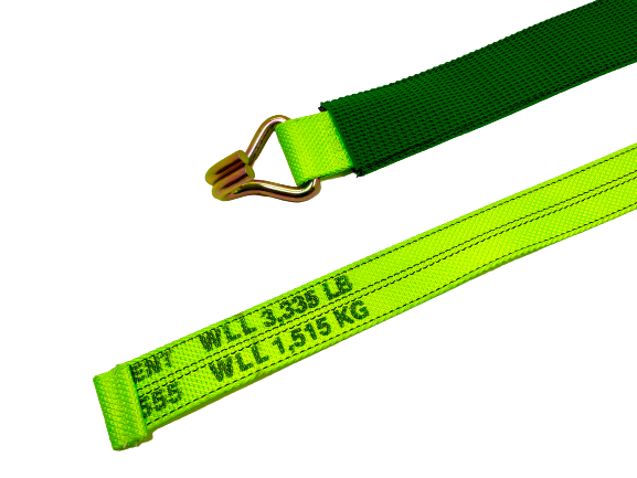 Underlift Tie-Down Assembly w/ Wire Hooks (Double J Hooks) - Diamond Weave - BEST