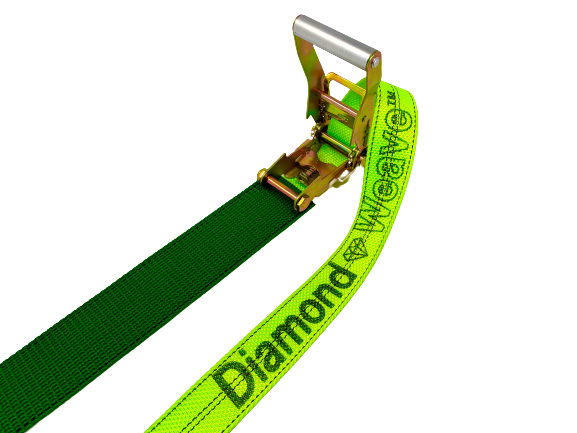 Underlift Tie-Down Assembly w/ Wire Hooks (Double J Hooks) - Diamond Weave - BEST