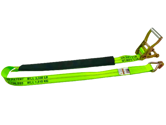 Underlift Tie-Down Assembly w/ Wire Hooks (Double J Hooks) - Diamond Weave - BEST