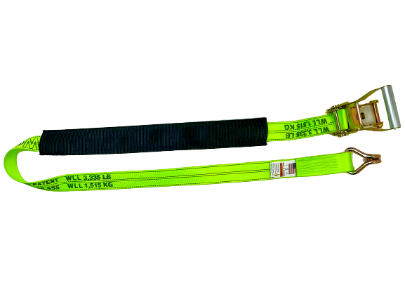 Underlift Tie-Down Assembly w/ Wire Hooks (Double J Hooks) - Diamond Weave - BEST