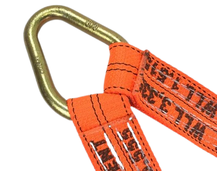 TOW-V-STRAP - 56" Towing V-Bridle Strap with Twisted Snap Hooks & Delta Rings-BEST
