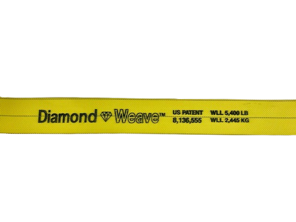 S-4X30FH-DW - 4" x 30' Diamond Weave Winch Straps with Flat Hook-BEST