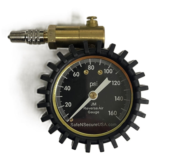 Reverse Air Gauge - For Making sure tire air inflators have high enough PSI for steer tires