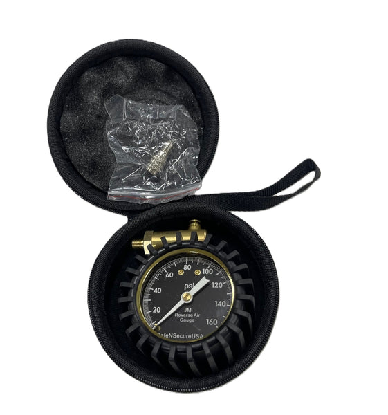 Reverse Air Gauge - For Making sure tire air inflators have high enough PSI for steer tires