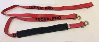 2" x 14' Tecnic Pro Strap w/ Short Swivel-J Hooks & Low Profile Tire Grip Sleeve
