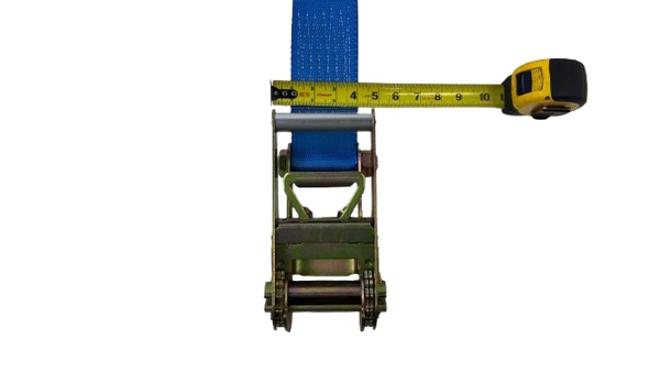 3" x 6' Heavy Duty Short Handle Ratchet Under Lift Strap with Rubber Pad-BETTER