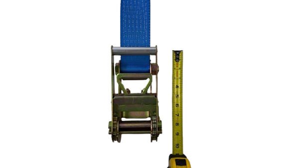 3" x 6' Heavy Duty Short Handle Ratchet Under Lift Strap with Rubber Pad-BETTER