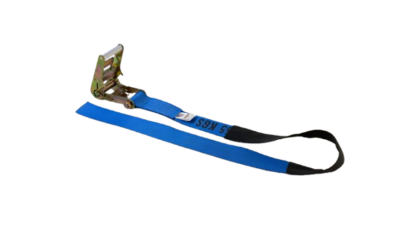 3" x 6' Heavy Duty Short Handle Ratchet Under Lift Strap with Rubber Pad-BETTER