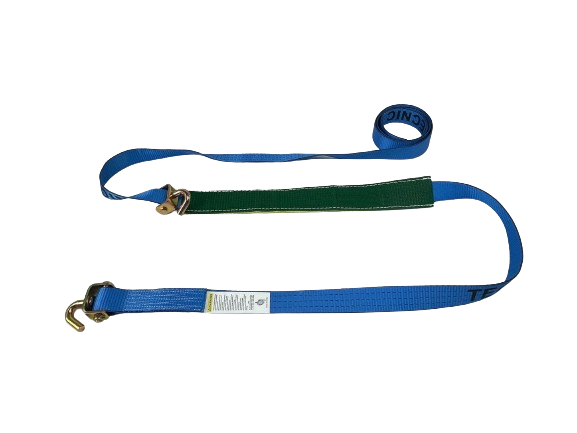 2" x 14' TECNIC Pro Web Strap w/ Short Swivel J-Hook & Low-Pro Sleeve-BETTER