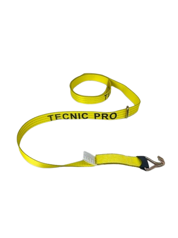 S-2X14WHRE-YLTEC - 2" x 14' Naked Strap w/ Wire Hooks-Yellow TECNIC-BETTER
