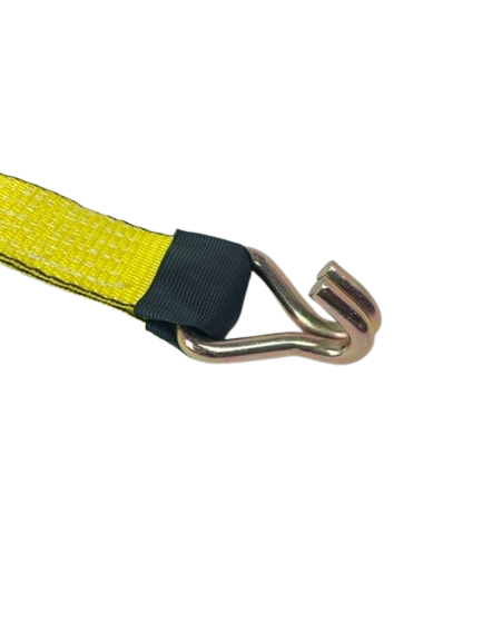 S-2X14WHRE-YLTEC - 2" x 14' Naked Strap w/ Wire Hooks-Yellow TECNIC-BETTER