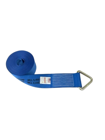 S-4X30DR-DW - 4" x 30' Winch Strap with D-Ring-BEST