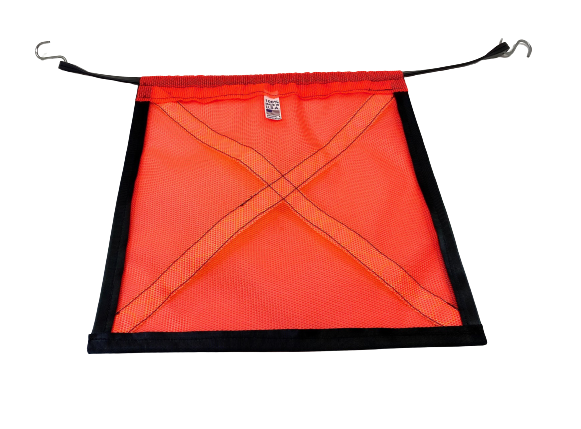 M-FLAG-TS31-BB-RX - Safety Flag with Bungee Cord and Reflective X- Reinforced Edge