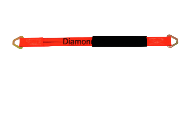 CT-2X36AX-DW - 2" X 36" Axle Straps Diamond Weave Webbing-BEST