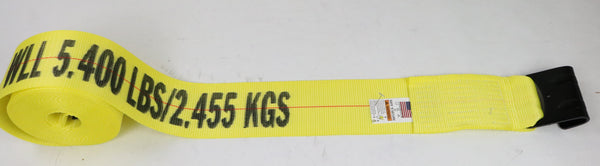 S-4X30FH - 4" x 30' Winch Strap with Flat Hook-BETTER