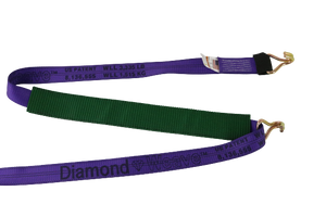 S-2X14WHRELP-DW - 2" x 14' Strap w/ Wire Hooks & Low Profile Sleeve-Diamond Weave-BEST