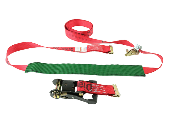A-2X11RSEH-AUTO-HD - 2" x 10' Ratchet Wheel Strap With 2' Low Profile Grip Sleeve-BEST