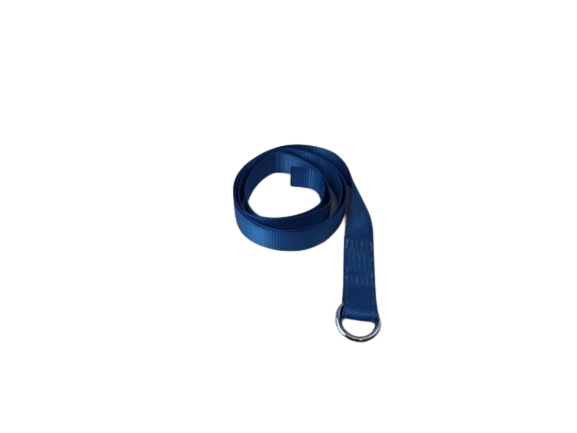 S-2X8LASSO-I - 2" x 8' Blue Lasso Strap with O-Ring-GOOD