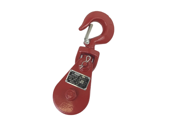 AS-DB-SBD-H-2T-3S - 2 Ton Snatch Block with Swivel Snap Hook